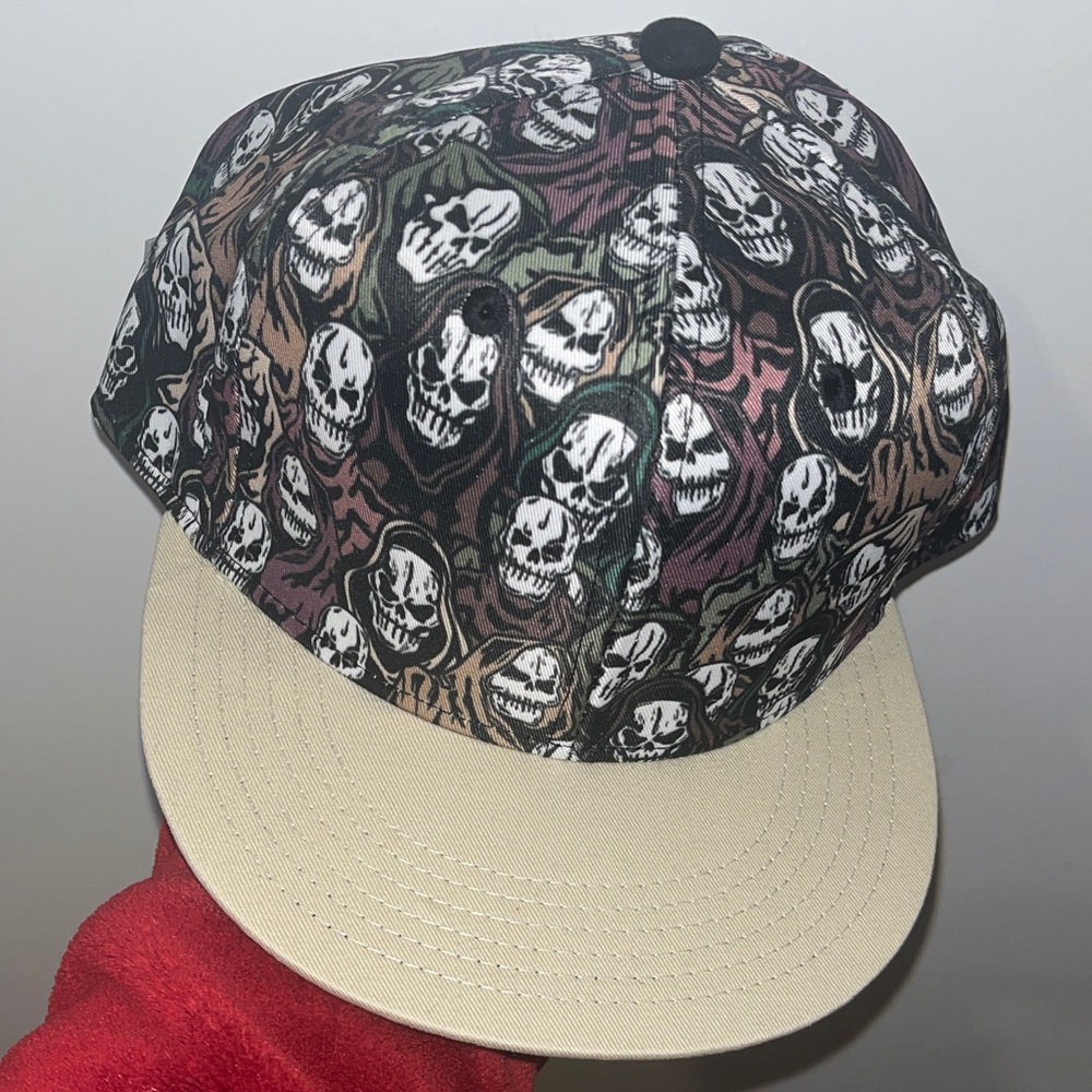 Watson Skull Pattern Snapback Hat - Multicolor NWT - image 2
